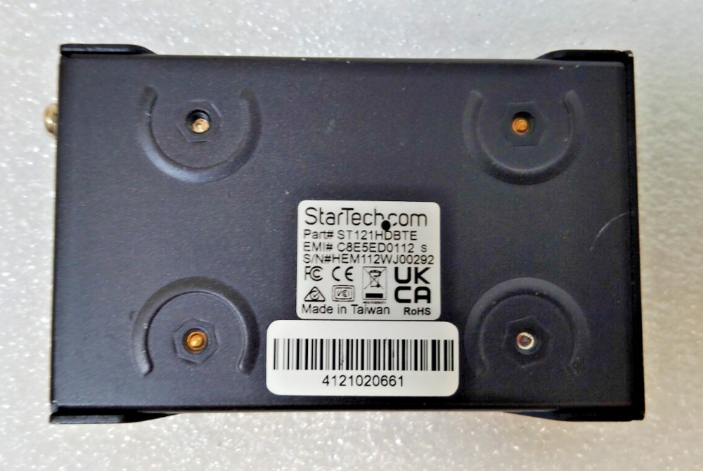StarTech.com ST121HDBTE HDMI Extender over CAT5 Transmitter