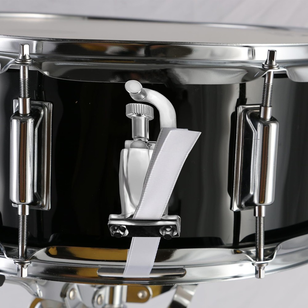 Snare Drum Strainer Modulator Throw Off Butt End Parts - Silver Round Adjuster