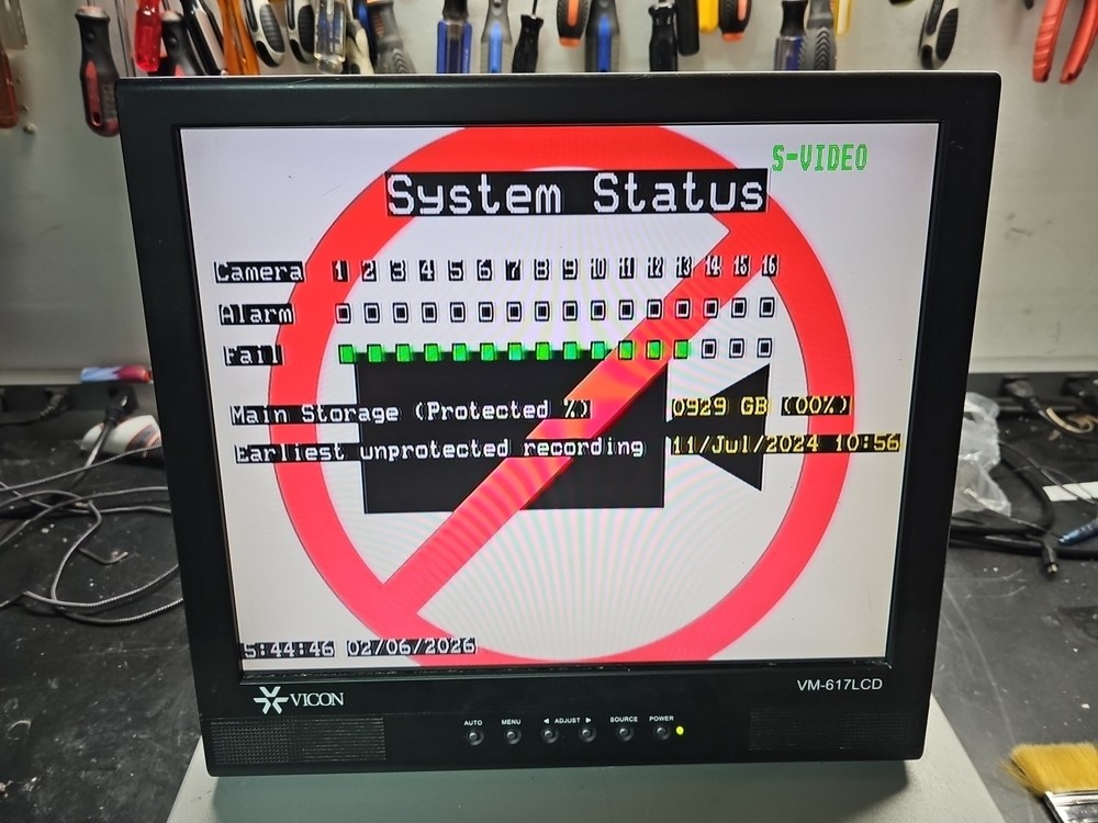 Dedicated Micros Digital Sprite 2 NetVu Connected Model DS2A 16DVD 1TB CCTV