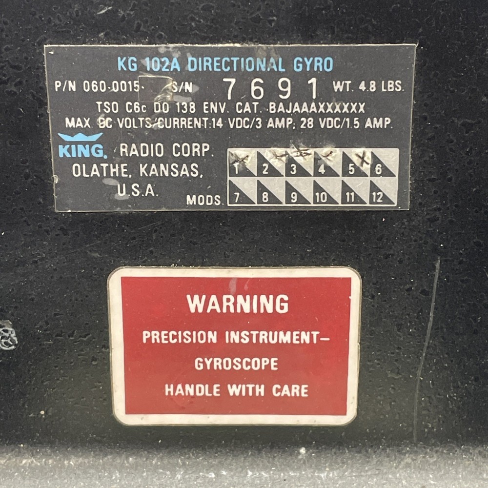 Bendix King KG 102A Directional Gyro