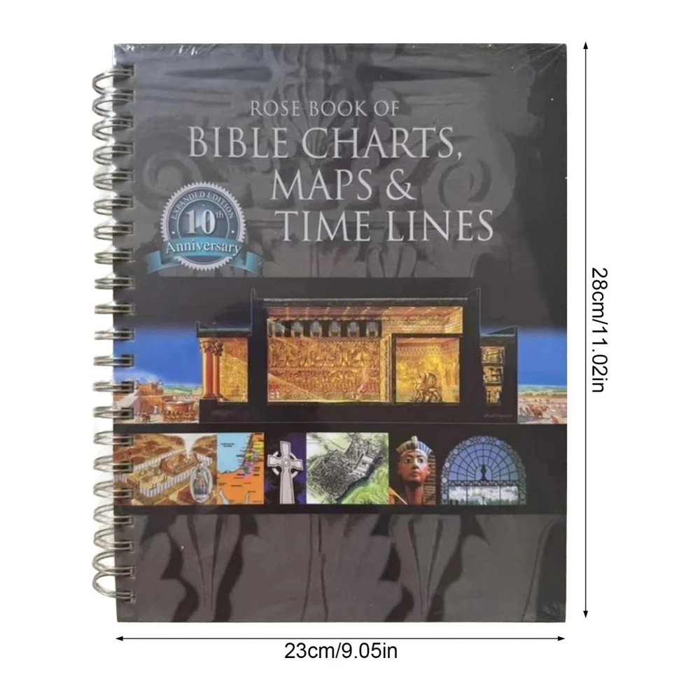 Rose Book of Bible Charts Maps & Time Lines 10th Anniversary Study Reference