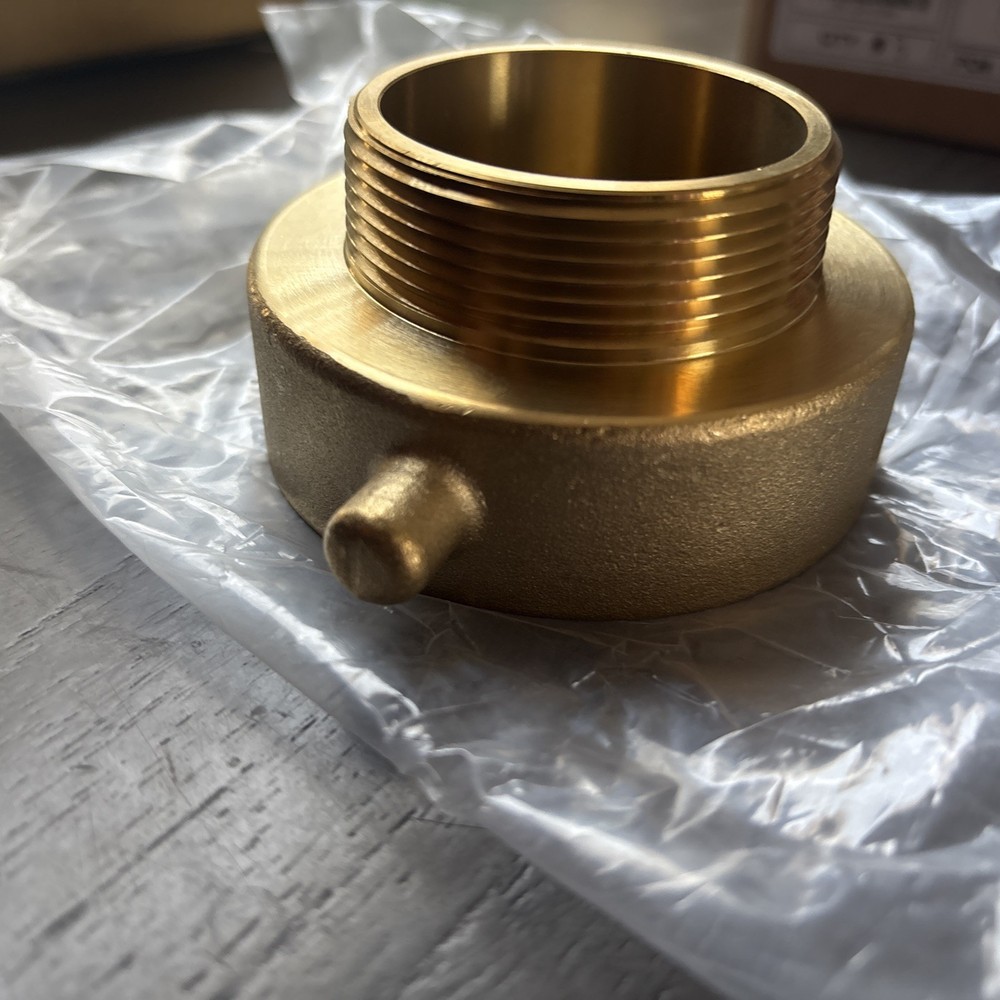 2.5" FNST x 2"MIP Brass Fire Hose Reducer.