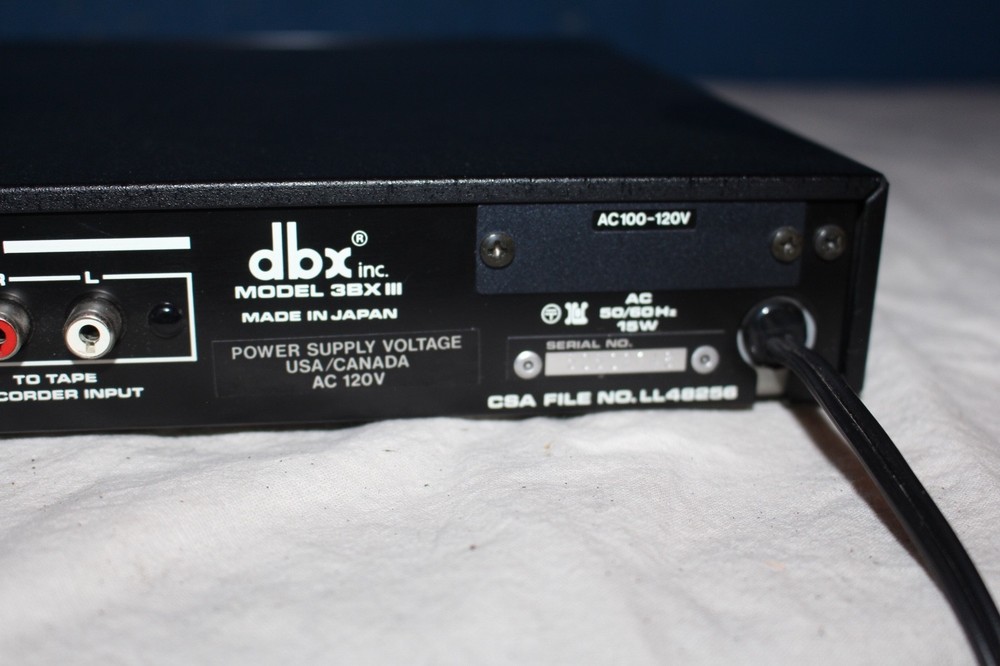 DBX 3BX III Dynamic Range Expander with Impact Restoration - Serviced