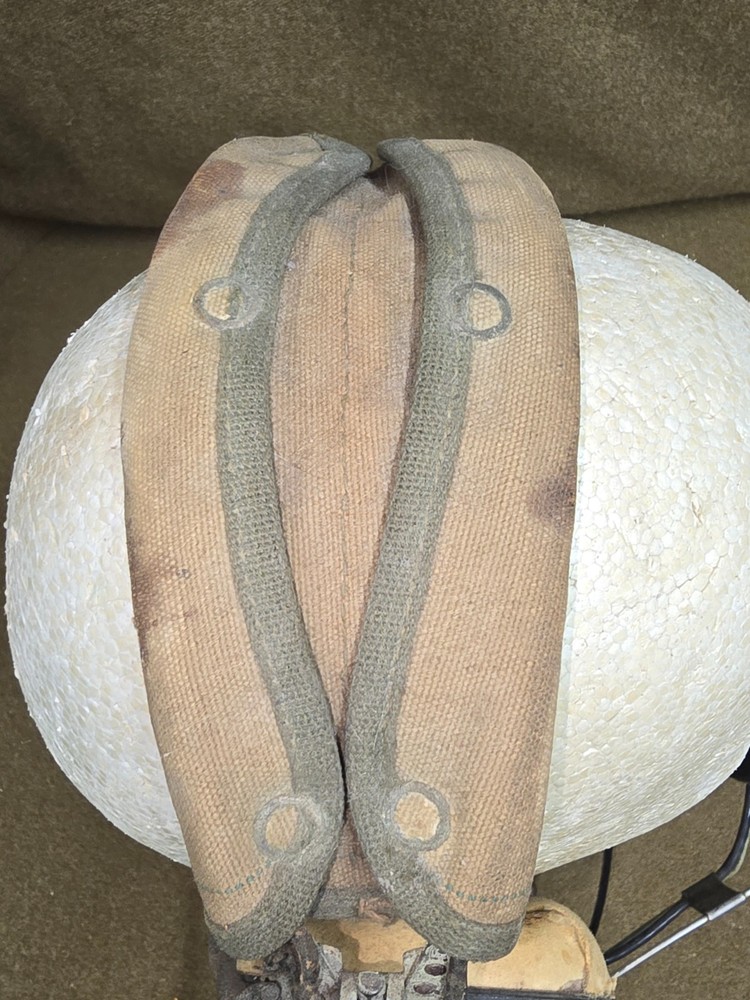 WWII USAAF Pilot Radio Headset with Microphone