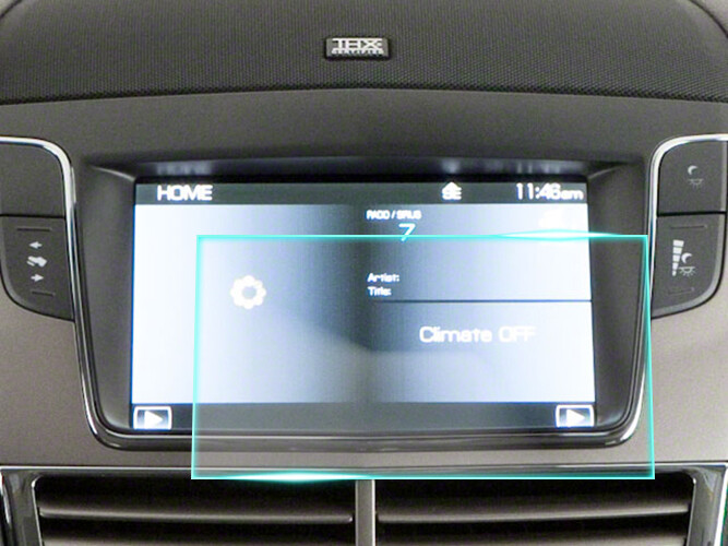 Crystal Clear Screen Protector for 2012 Lincoln MKT Vehicle Navigation
