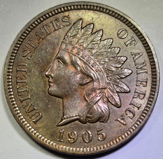 1905 Indian Head Penny MS Brilliant Uncirculated GEM