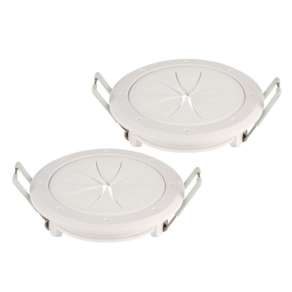 Construct Pro™ Speedy’Z™ Spring-Lock 2″ Cable Pass Through Port (White, Pair)