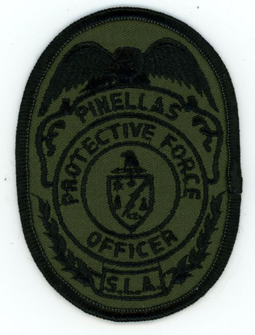 FLORIDA FL PINELLAS PROTECTIVE FORCE OFFICER SUBDUED SHOULDER PATCH POLICE