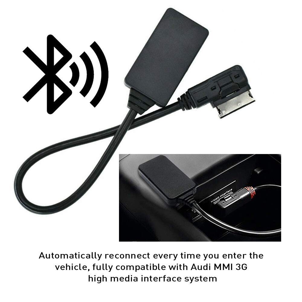 Audio Cable Adapter AMI MMI Bluetooth Music Interface For Audi A3 A4 A5 Q7 AUX
