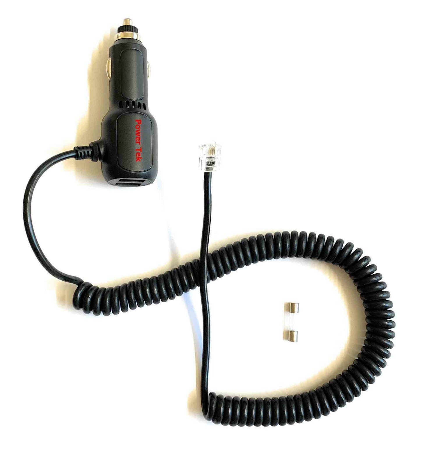 CAR Coiled Power Cord with USB for Escort MAX 360, MAX 360C Radar Detector