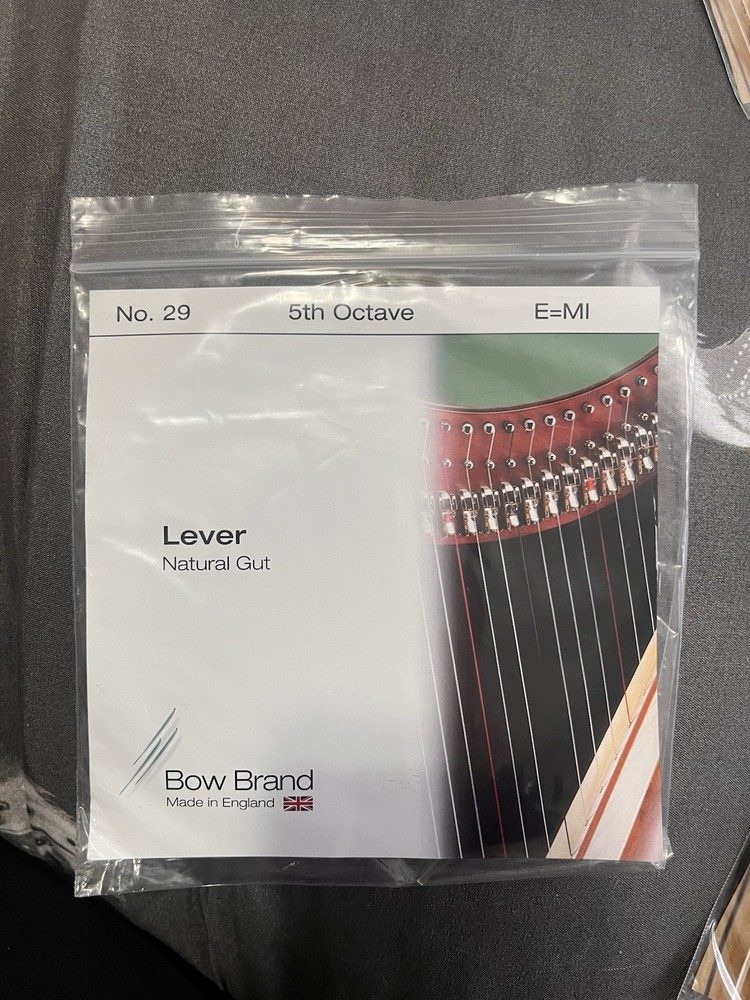 Bow Brand 5th Octave No. 29 E Lever Natural Gut String