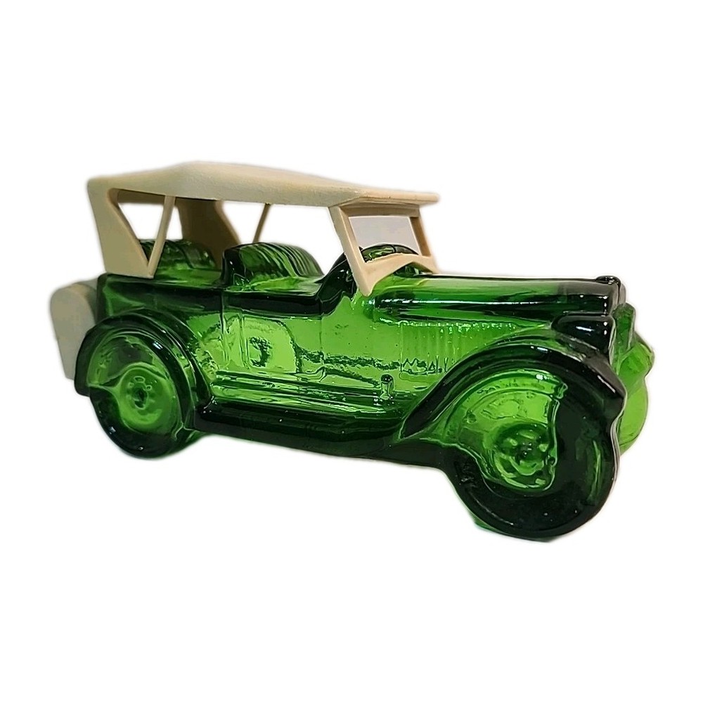 Avon Perfume Cologne Bottle Empty / Car / Green Maxwell '23 Touring Car