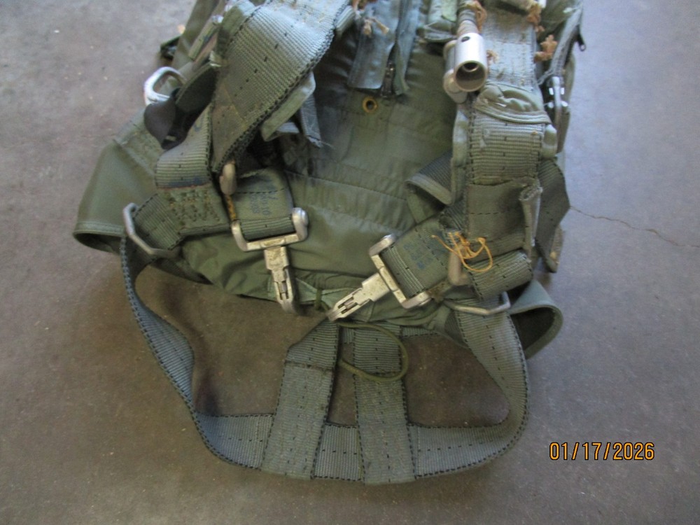 Vintage Military Parachute Backpack