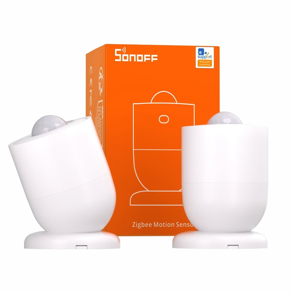SONOFF SNZB-03P ZigBee 3,0 Motion Sensor 2 Pack, Home Security Wireless Detector