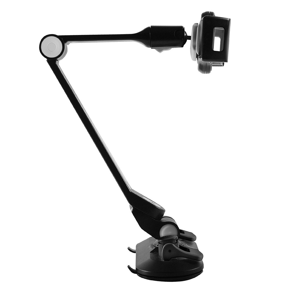 Luxitude 2-in-1 Tablet & Phone Holder Stand E-Reader Tablets Suction Cups & 360
