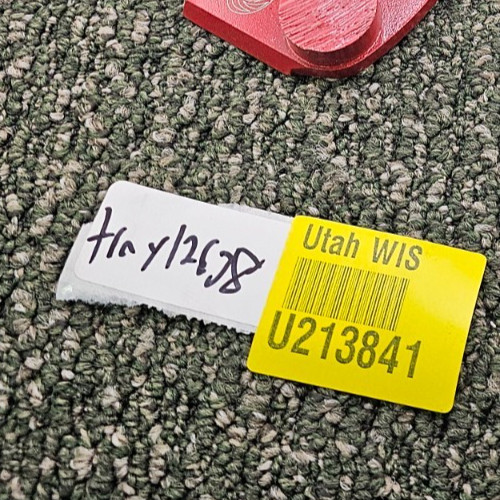 (QTY 6) LAVINA X1B-HC-0030 Quick Change 30 Grit Trapezoid Pad One Button/Two Seg