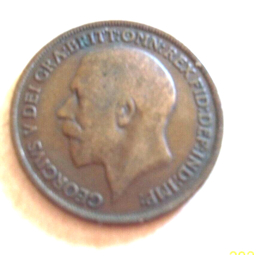 1913 GREAT BRITAIN PENNY - UNGRADED
