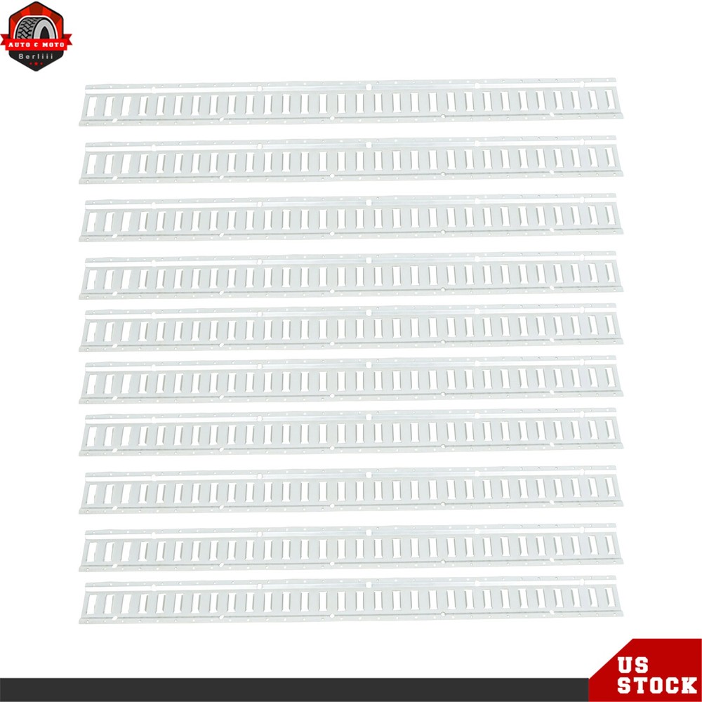New 10 Pack For Trucks Trailers Cargo Vans Labwork 5' E Track Tie Down Rail Kit