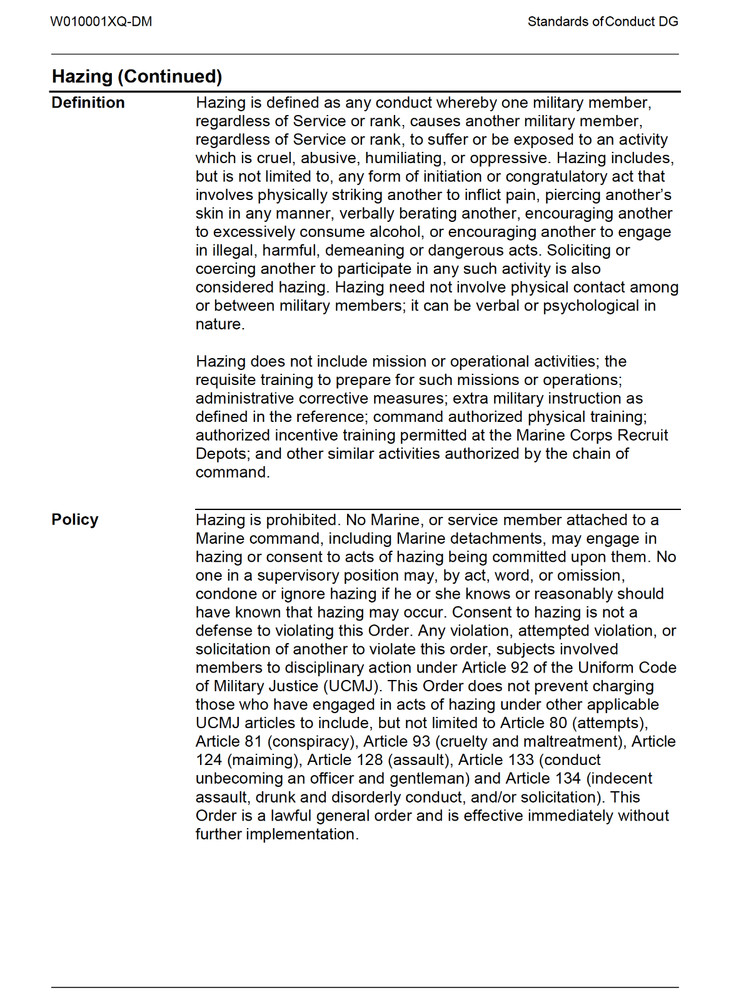 2,301 page USMC Warrant Officer Basic Course Training Materials on Data CD