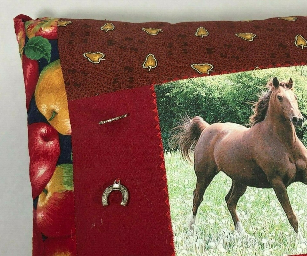 Versatile Horse Themed Throw Pillow - 12 x 12 - Two Sided