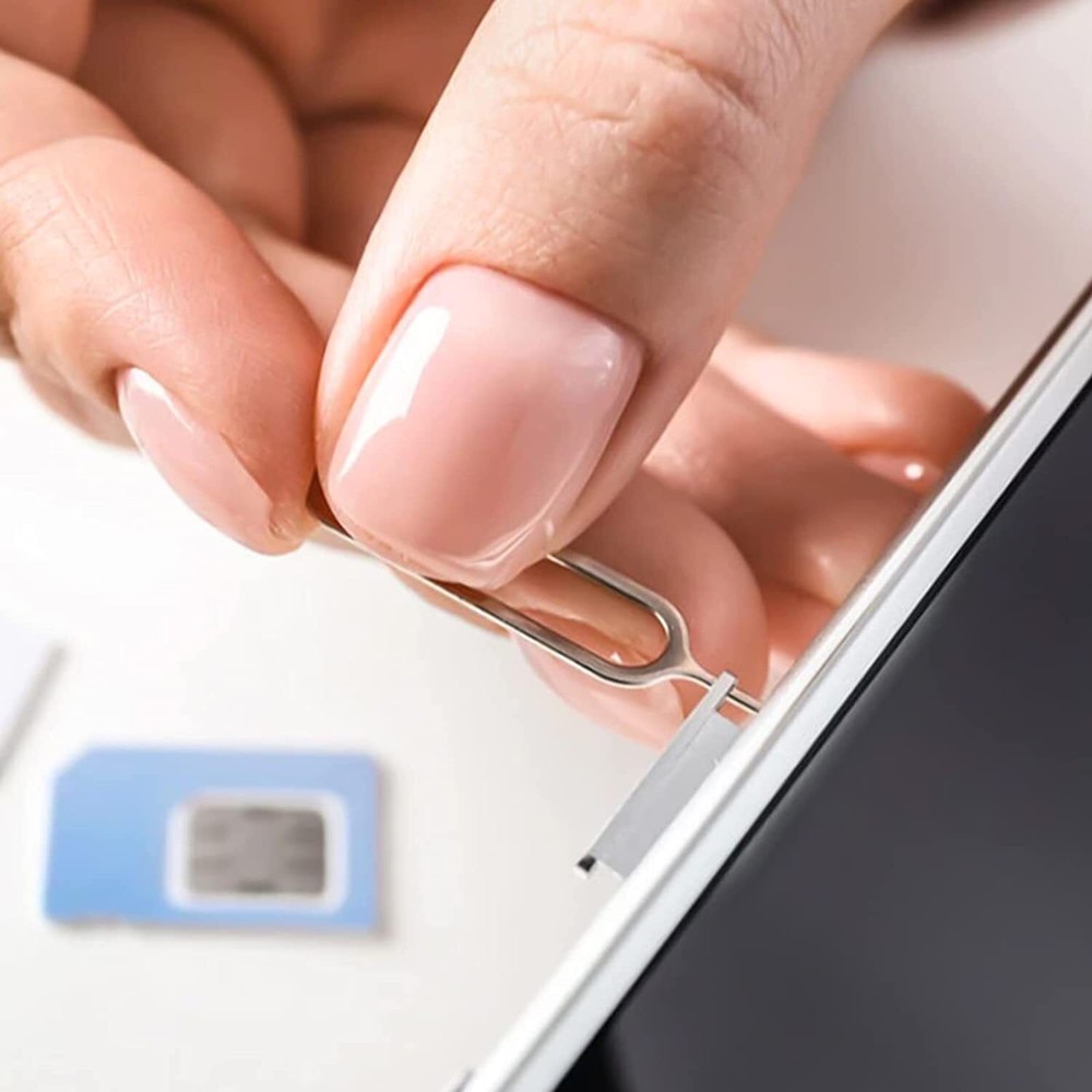 SIM Ejector Pin Tool Eject Sim Tray Open Needle Key For iPhone For Samsung Lot
