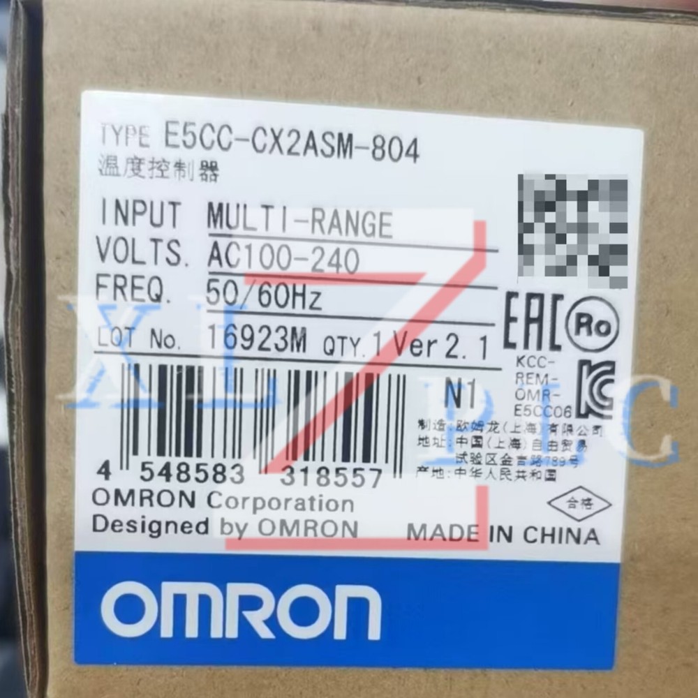 1PCS New Omron E5CC-CX2ASM-804 100-240VAC Temperature Controller In Box*