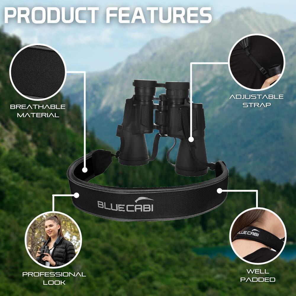 Neoprene Neck Shoulder Strap for Cameras and Binoculars - Comfortable Adjusta...