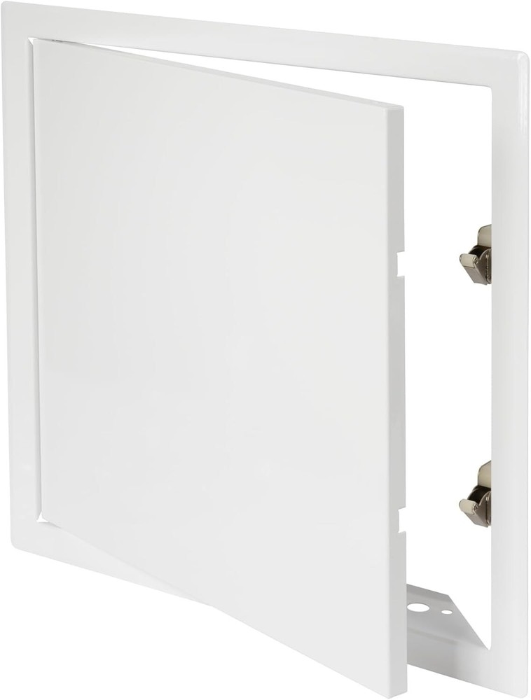 12'' x 12'' Inch White Metal Access Panel with Click Function - Easy Access Door