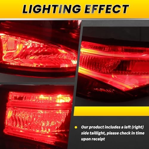 Tail Light Assembly Compatible with MDX 2014-2020 Passenger Side Rear Right