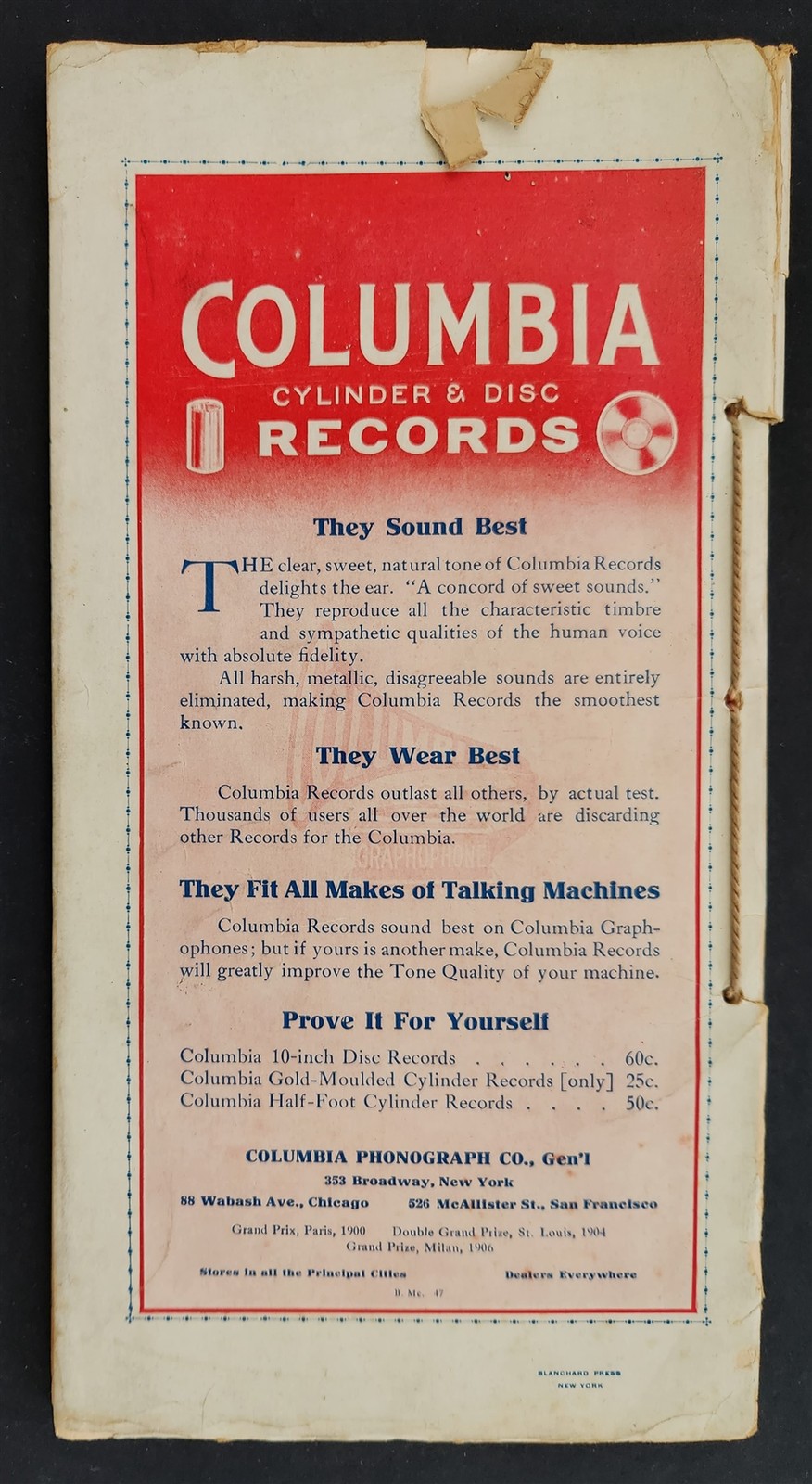 1907 APRIL antique BURR MCINTOSH MONTHLY MAGAZINE the EASTER ISSUE tiffany ad