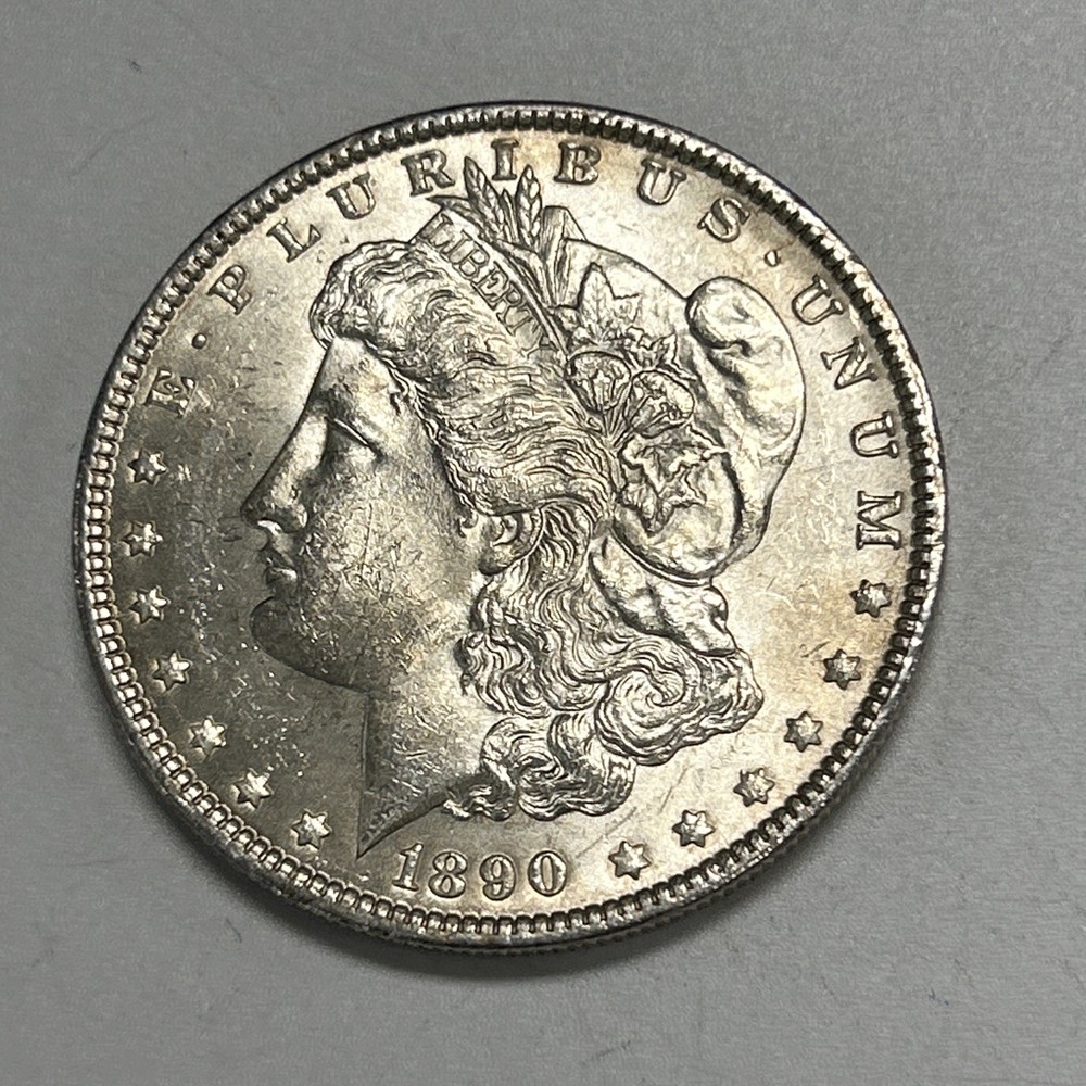 1890 $1 Morgan Silver Dollar BU Uncirculated