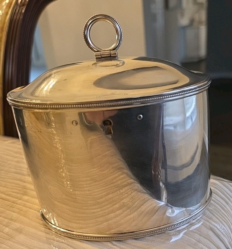 TIFFANY & CO STERLING SILVER TEA CADDY