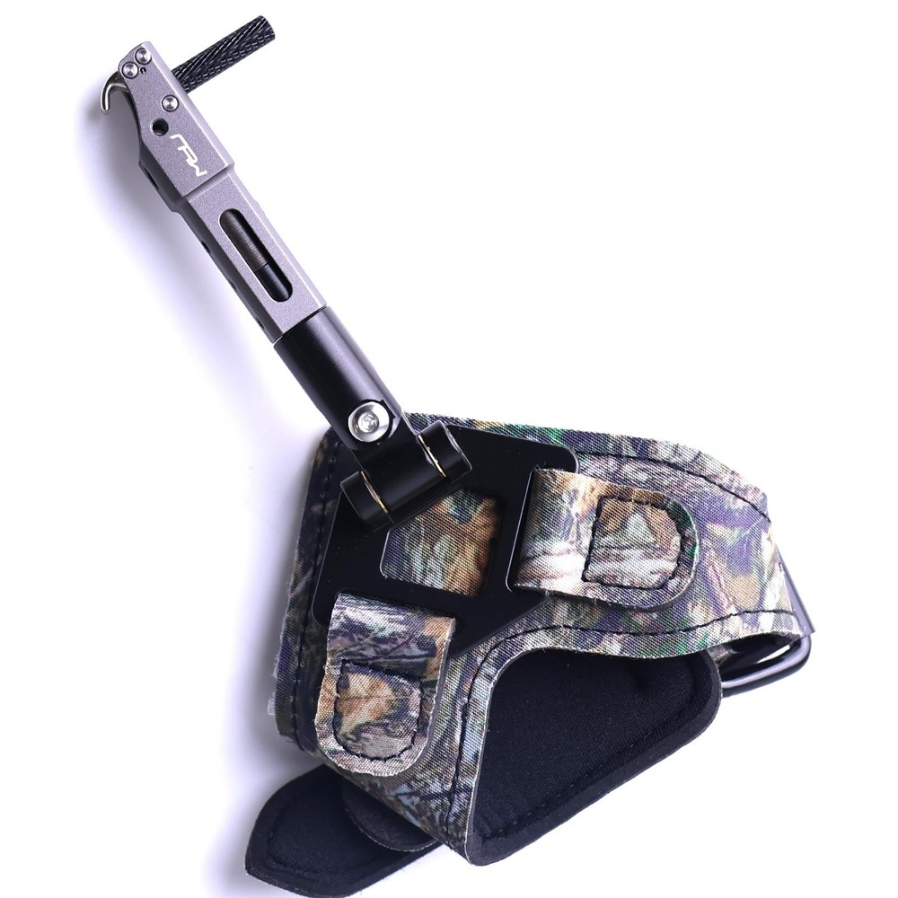 Compound Bow Wrist Release 360 Degree Rotatable Jaws Archery Release Aids Adj...