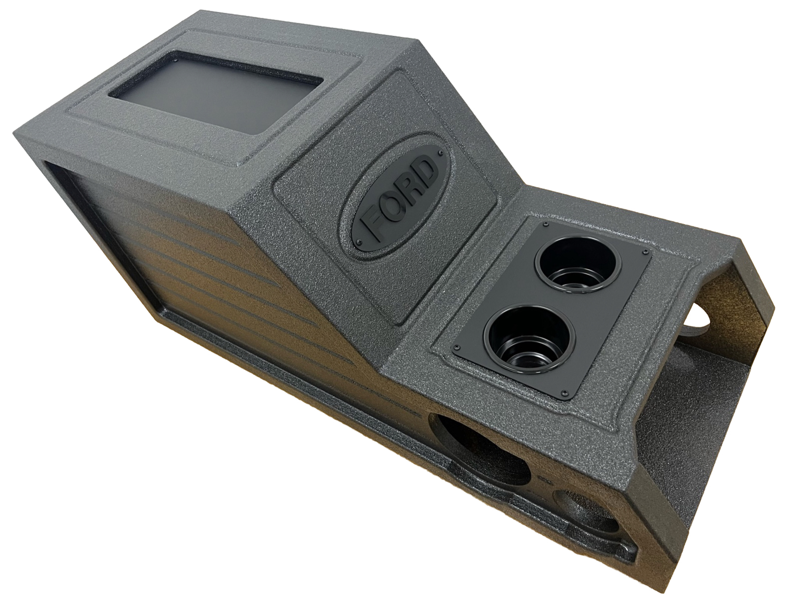 Ford F-250 08-16 Center Console Subwoofer Box Speaker Box 12” Woofer Ported