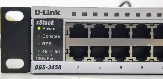 D-Link DGS-3450 48-Ports Rack-Mountable Managed Ethernet Switch