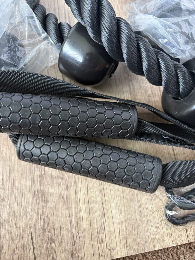 Tricep Rope Cable Machine Attachment GYM Sett Triceps Pull Down Accessories Set