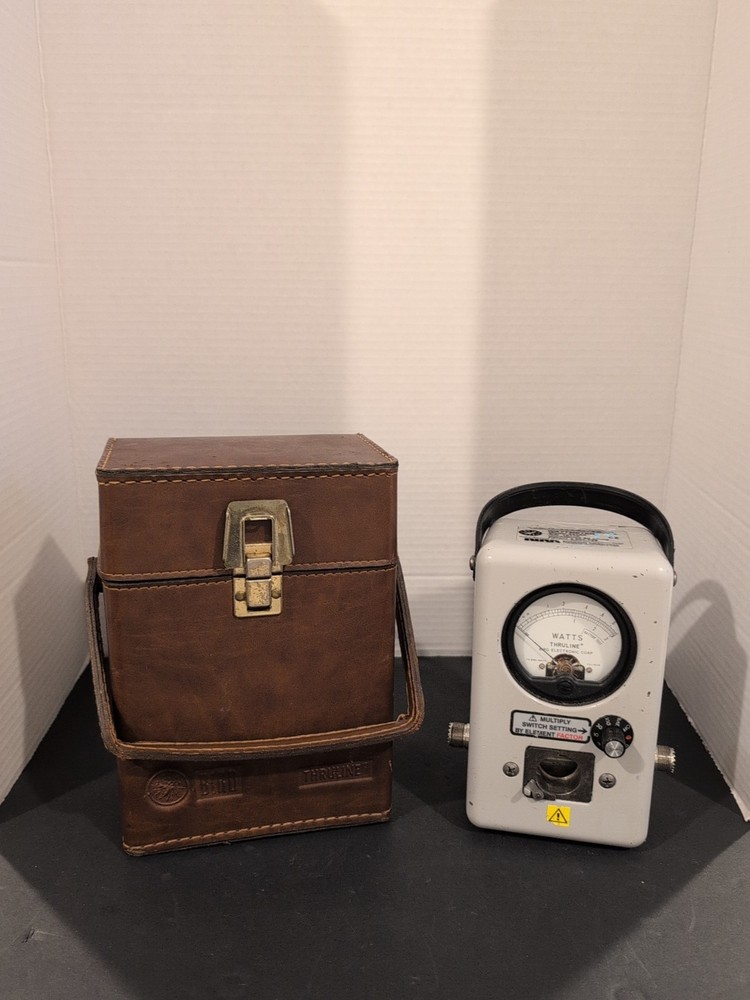 Bird Thruline RF Wattmeter Model 4410A with Leather Case