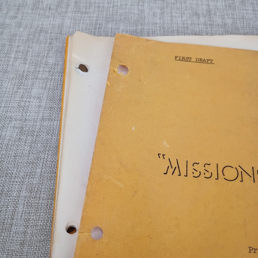 Mission: Impossible TV Show 1971 Original Script "Encounter" First Draft