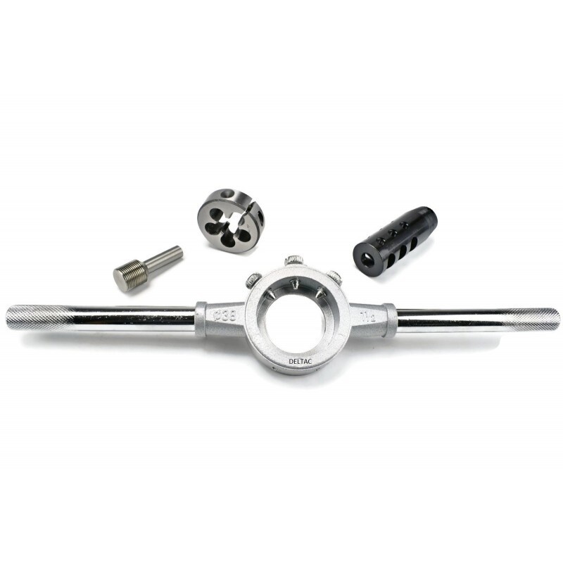 DELTAC® "Slingshot" muzzle brake for 1/2-28RH - Complete threading kit
