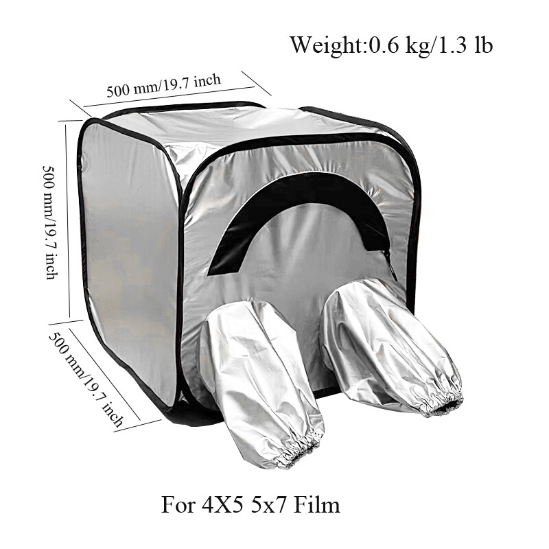 Darkroom 4X5 5x7 Format Camera Film Changing Tent Bag Small Pack Light Weight