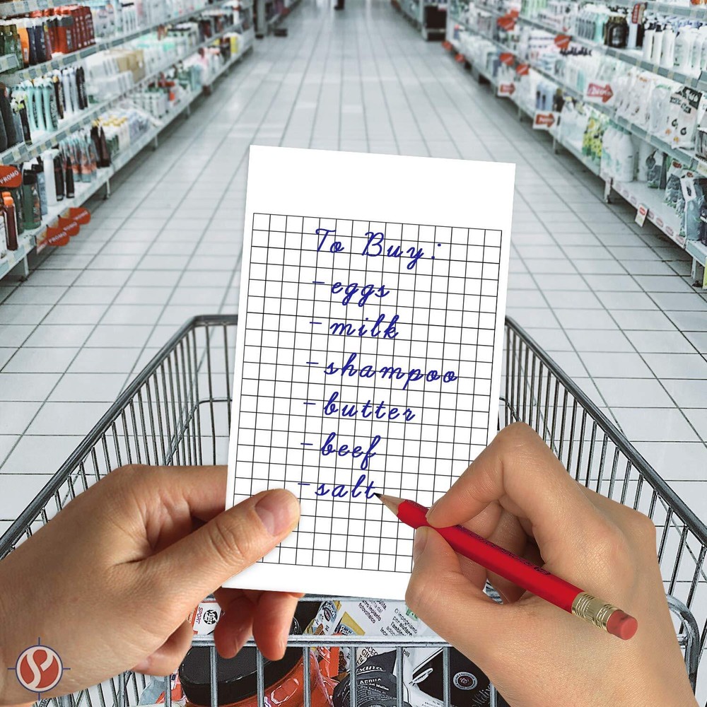 White Grid Vertical Index Cards, 3” X 5” Inches | 100 Sheets Per Pack