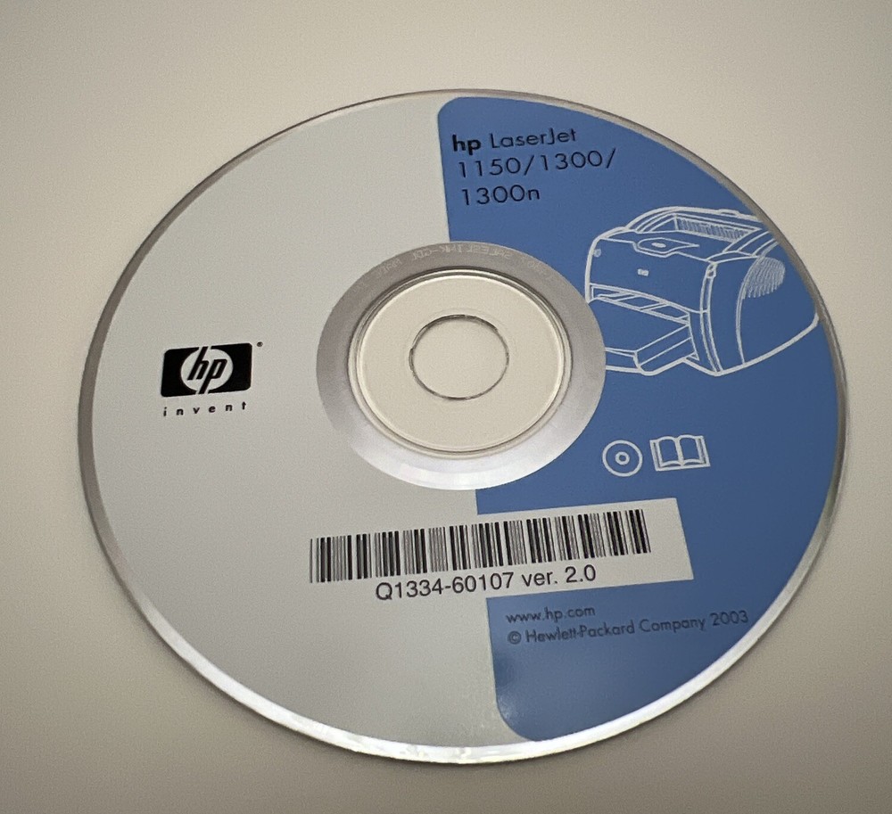 CD/DRIVER only for HP LaserJet 1300 Printer