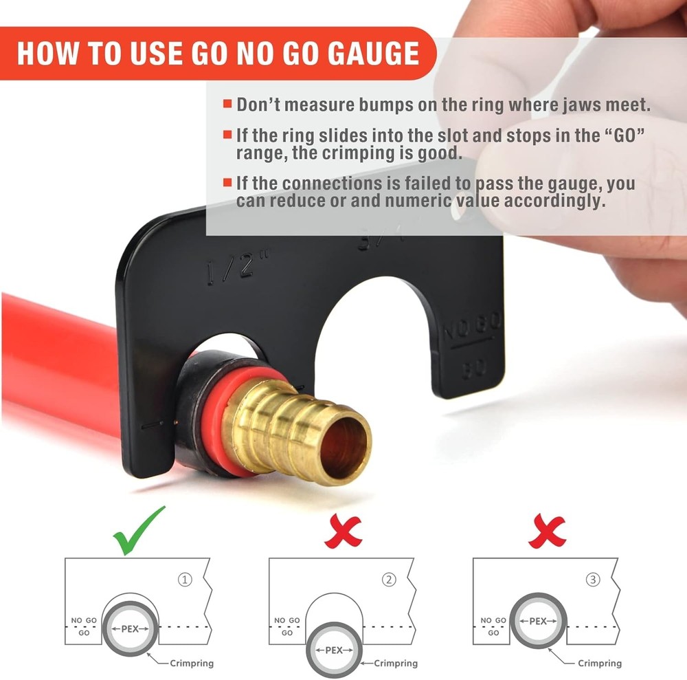 iCrimp Angle Head F1807 PEX Pipe Crimping Tool