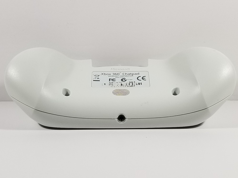 ¤ Official White Chat Pad Controller Keyboard Wired Microsoft Xbox 360 OEM Teste