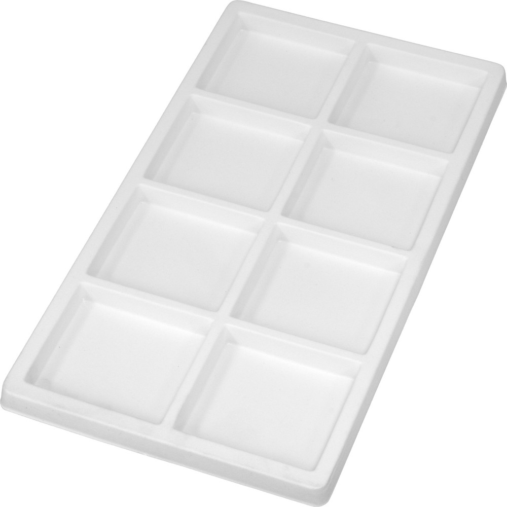 5 White 8 Compartment Display Tray Inserts