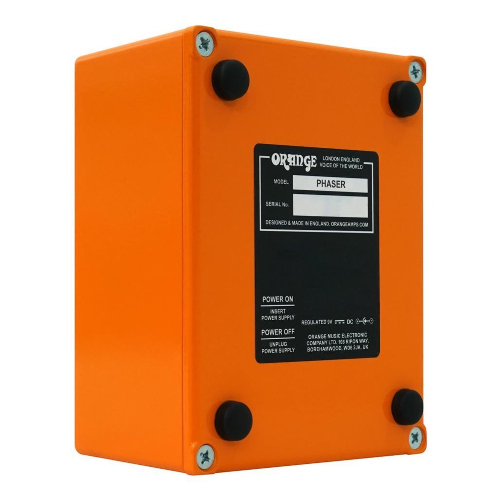 Orange Phaser Guitar Effect Pedal