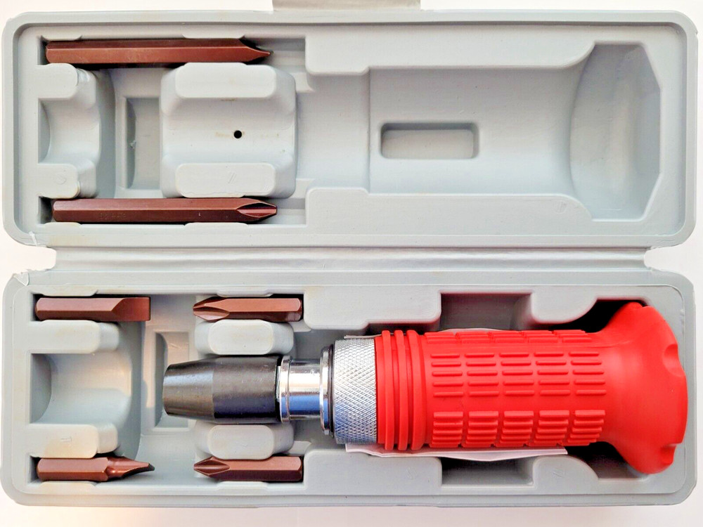 Impact Screwdriver Set With Case Driver Rusted Screw