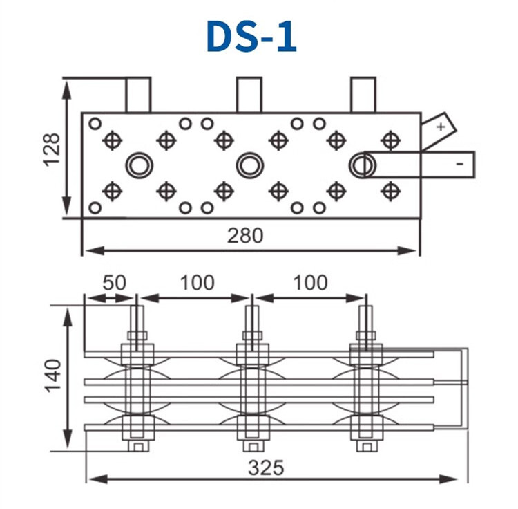 Welding machine three-phase rectifier DS400A 280*98 CO2 gas protection charger