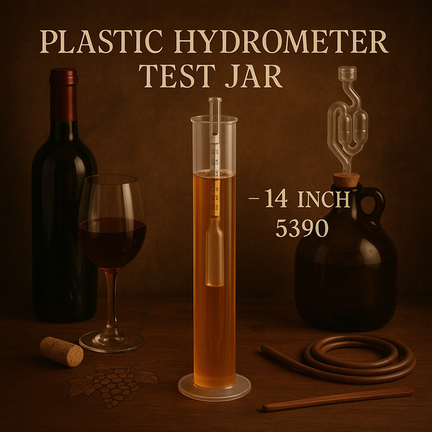 LD Carlson Plastic Hydrometer Test Jar - 14 Inch - 5390