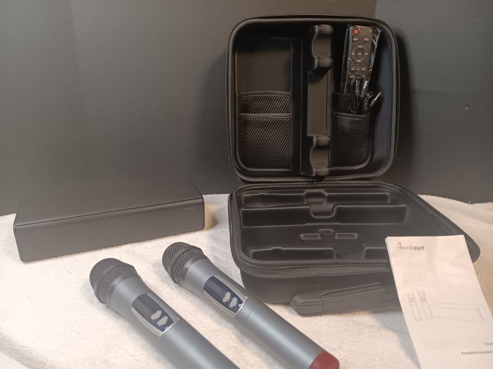 - Bluetooth Microphone with Speaker - Karaoke Machine with Bluetooth Frontoppy